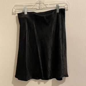 Realisation Par black printed skirt size Small